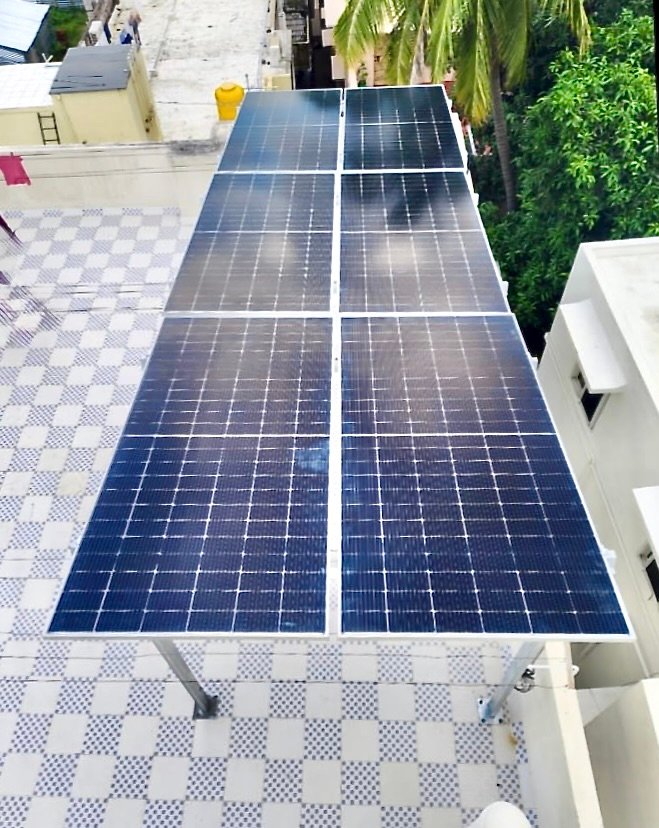 Residential Villa Rooftop Solar